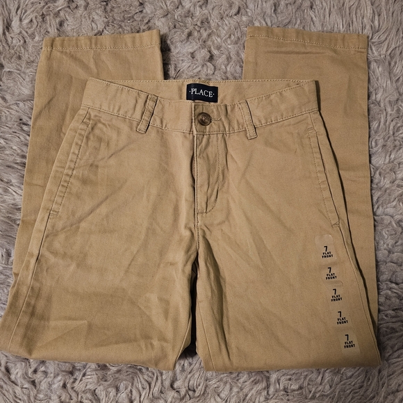 The Children's Place Khaki Dress Pants Size 7 - Picture 4 of 4